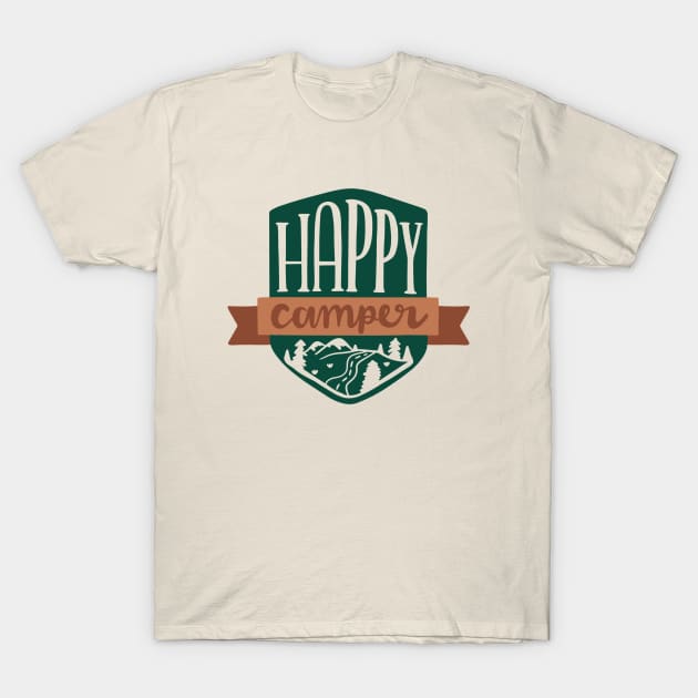 Happy Camper T-Shirt by twentysevendstudio